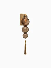 Бра Medina WL-MED3-ABRS-SMOK-GLD-STD Heathfield & Co Бра Medina WL-MED3-ABRS-SMOK-GLD-STD Heathfield & Co